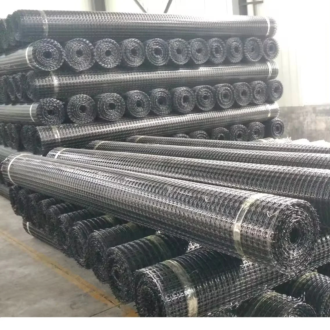 Factory Low Price High Tensile Strength PP Biaxial Geogrid for Road Construction and Other Project