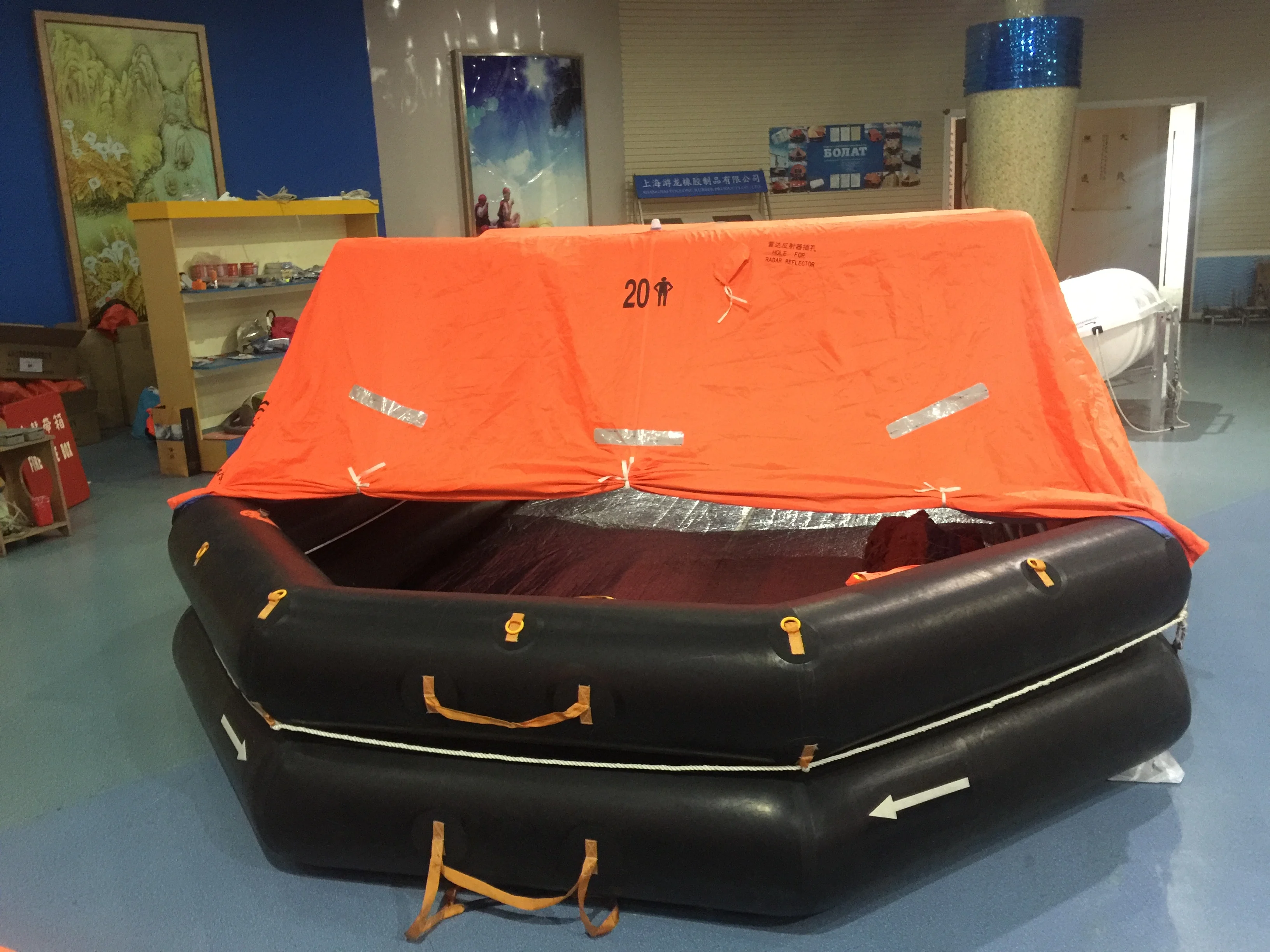 China Customized SOLAS 6-35 Person Throw Over Board Inflatable Life ...