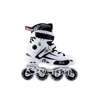 Durable freestyle flashing inline skate boy adjustable inline roller skate