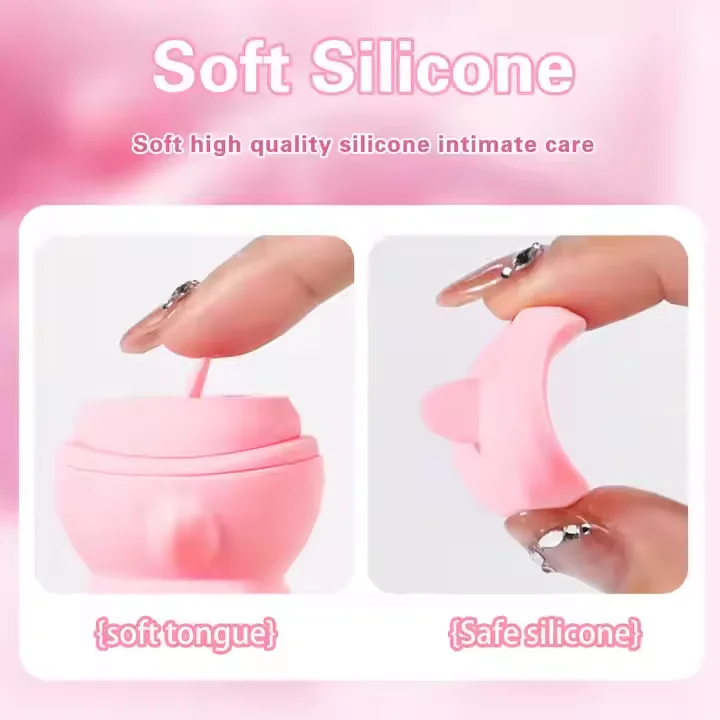 New Female Pink Pig Tongue Licking Clitoris Sucking Vibrators Piggy G Spot Vagina Massager Vacuum Stimulator Sex Toys for Women