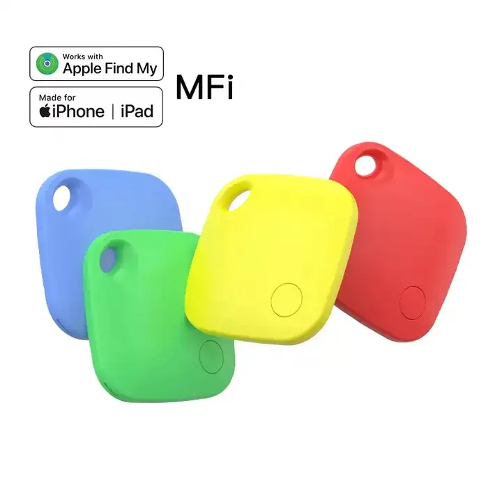 Smart Global GPS Tracker Durable Plastic Air Tag Locator for Vehicles Children and Pets Bluetooth Beacon Keychain by Maker