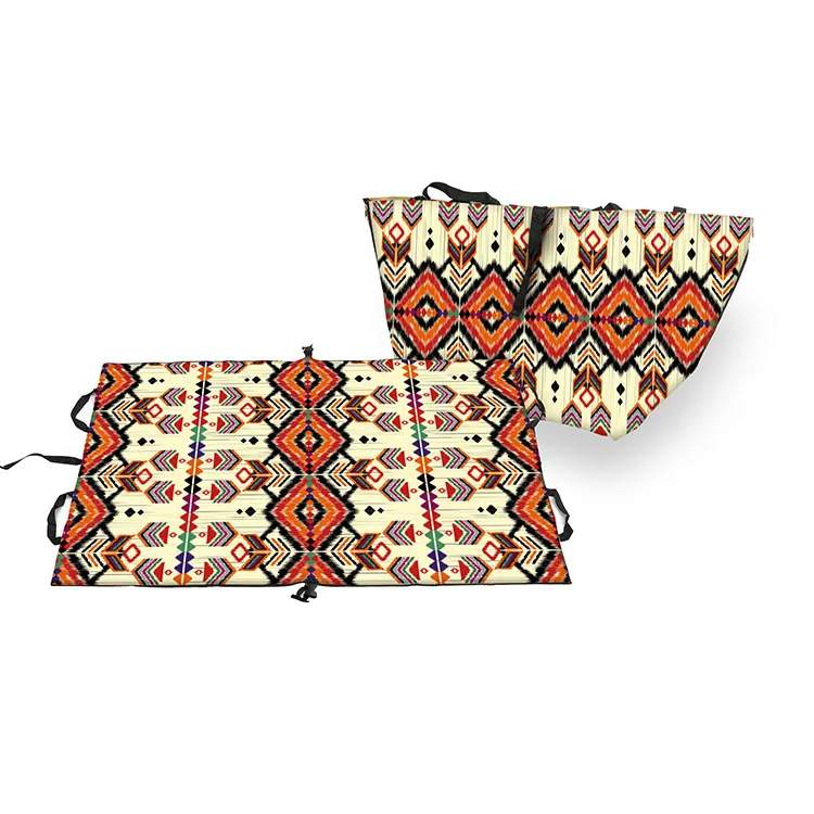 Taška na nákup s vlastním tiskem Pp pletená s uchyty Velkoobchod Velká multifunkční pikniková podložka Taška na nákup