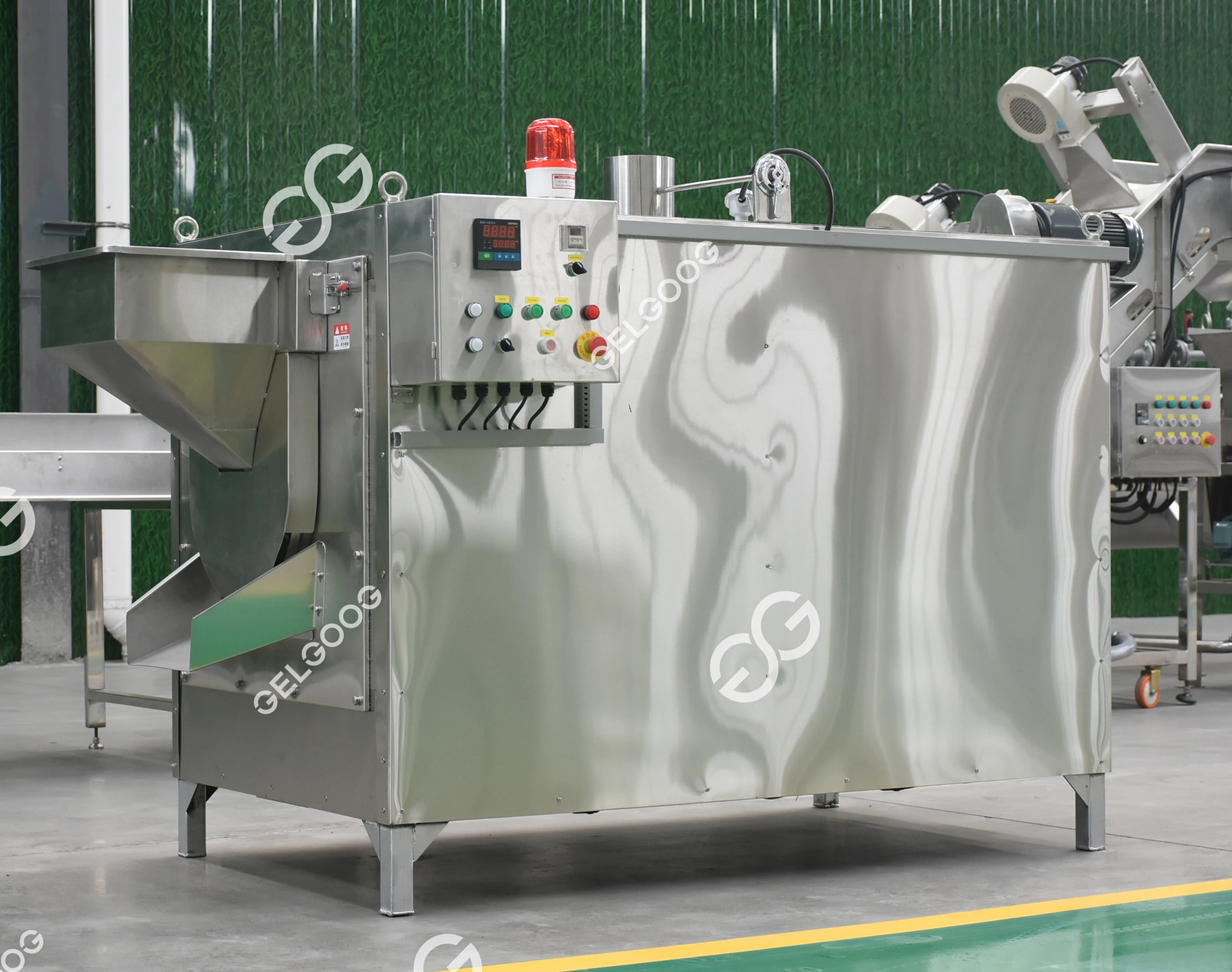 Gelgoog Automatic Peanut Almond Chest Nut Hazelnut Groundnut Cashew Nut Roasting Machine Drum Drying Machine