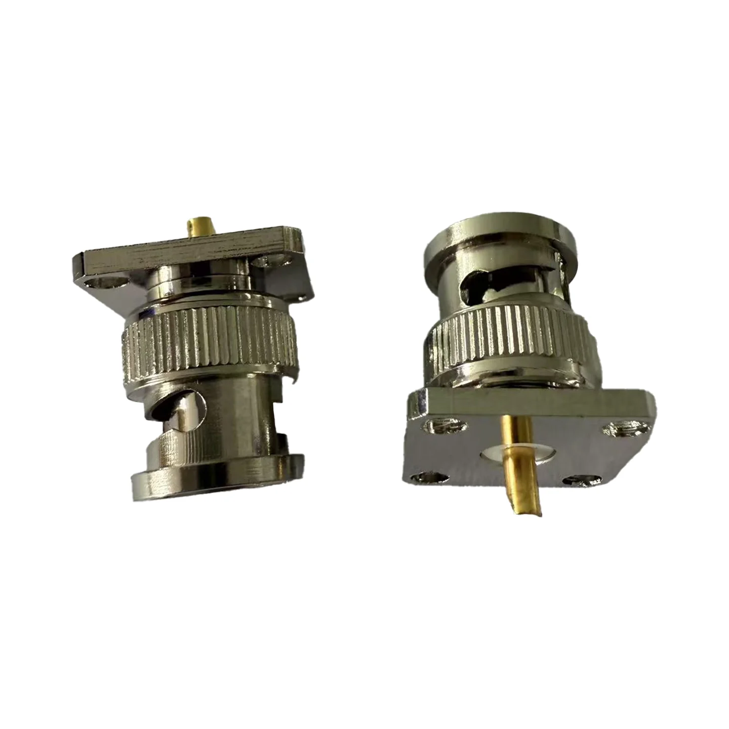 Factory BNC-JFD Connector Male BNC Connector 4 Holes Flange BNC Connector
