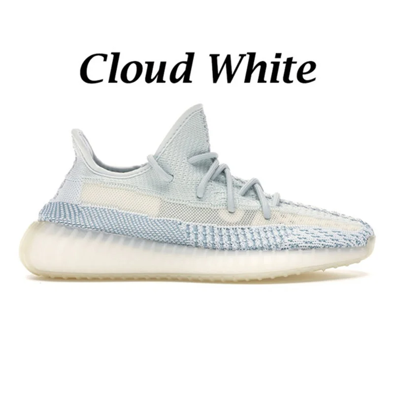 2024 V2 Static 3m Reflective ''yezzies''350 Running Shoes Belugasesame