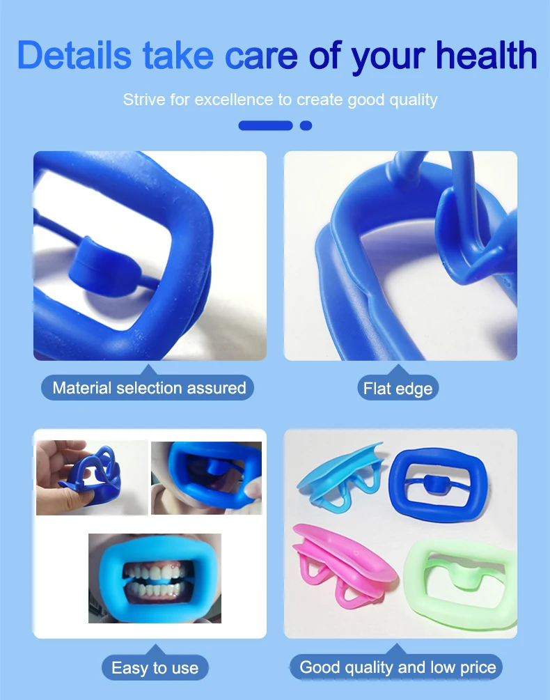 thumbnail image 2 of Dental Soft Silicone Bite Blocks – Cheek Opener Retractor – Sterilizable – 135mm – Unbranded 2 of 3