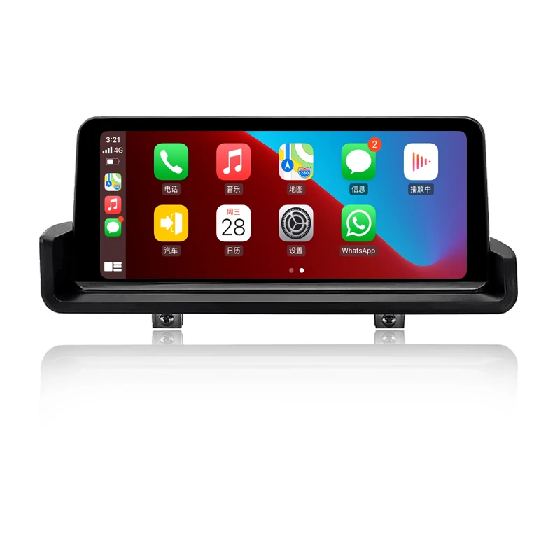 BMW 3 E90 E91 E92 E93 Car Stereo I-Drive 10.25 " Touchscreen Linux System Android Auto Gps Navi