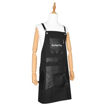 Waterproof Salon Apron Stylist with Pockets for Women Men Hairdressers Aprons Grooming Work Barber Hair Cutting
