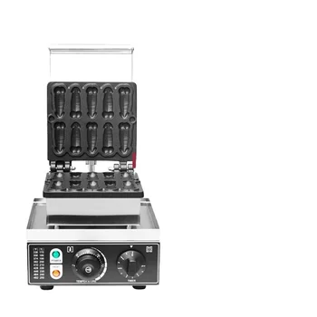 極美品！ワッフルメーカー ワッフルマシン 電気 60Hz パンケーキ 業務用 ペニスワッフルメーカー商用電気ケーキペニスホットドッグ型