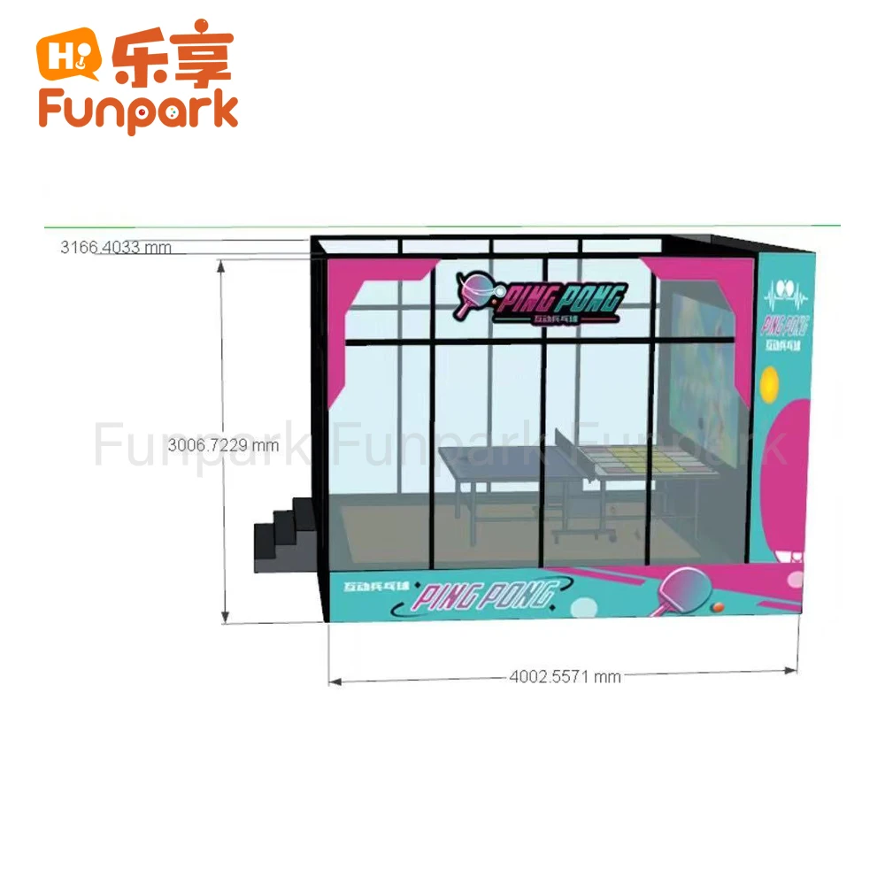Funpark High Quality Sports Arcade Table Tennis Expert Product Game Machine Coin Operated Games details