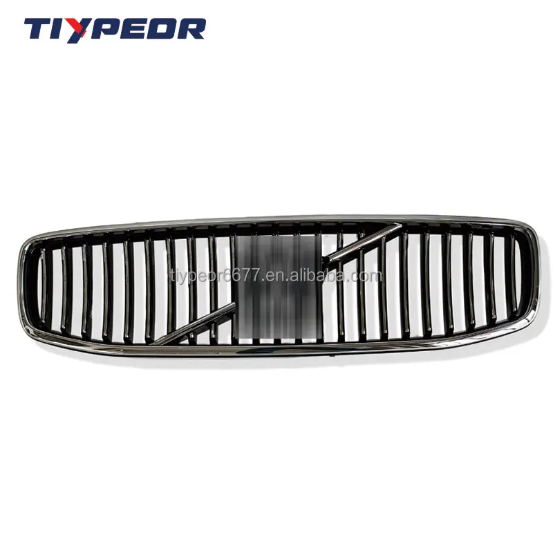 product tiypeor new modified grille with camera grill with bright stripes for volvo parts s90 2017 modifies oem 31425408-2