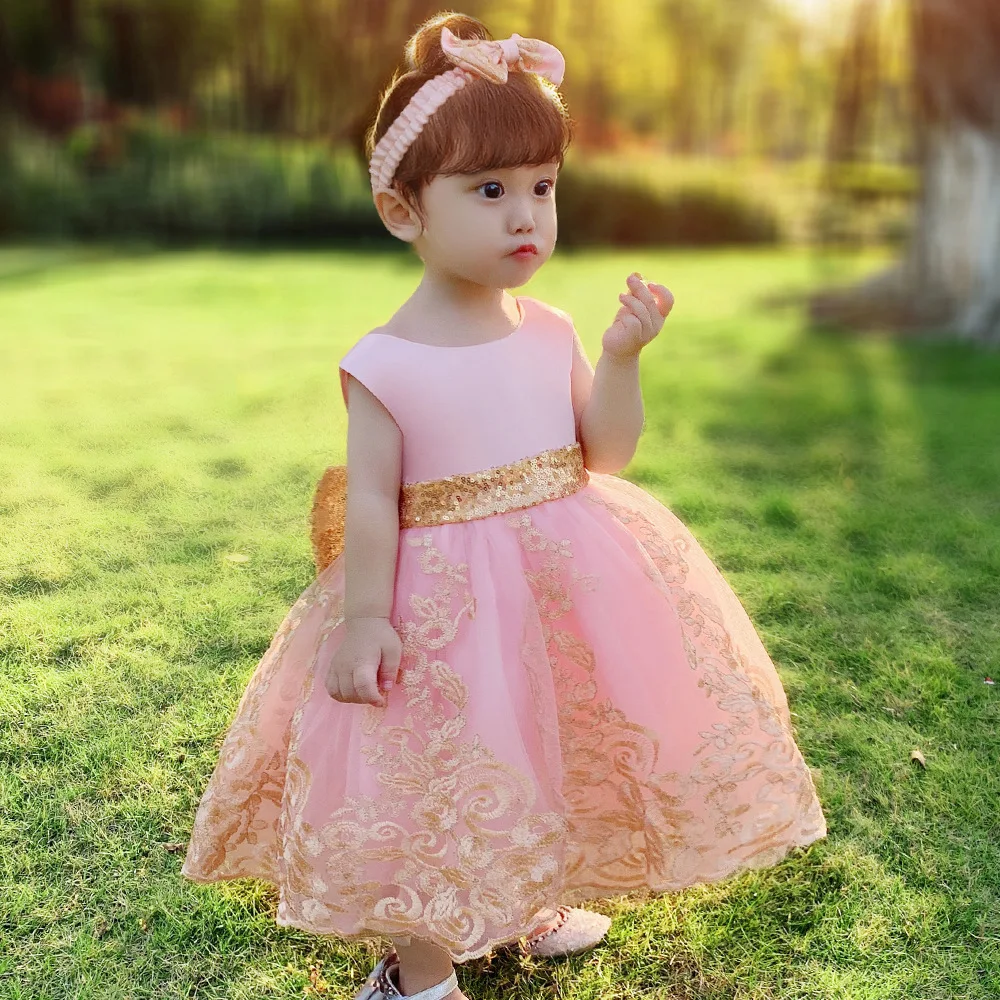 Распродажа, платья для девочек с вышивкой