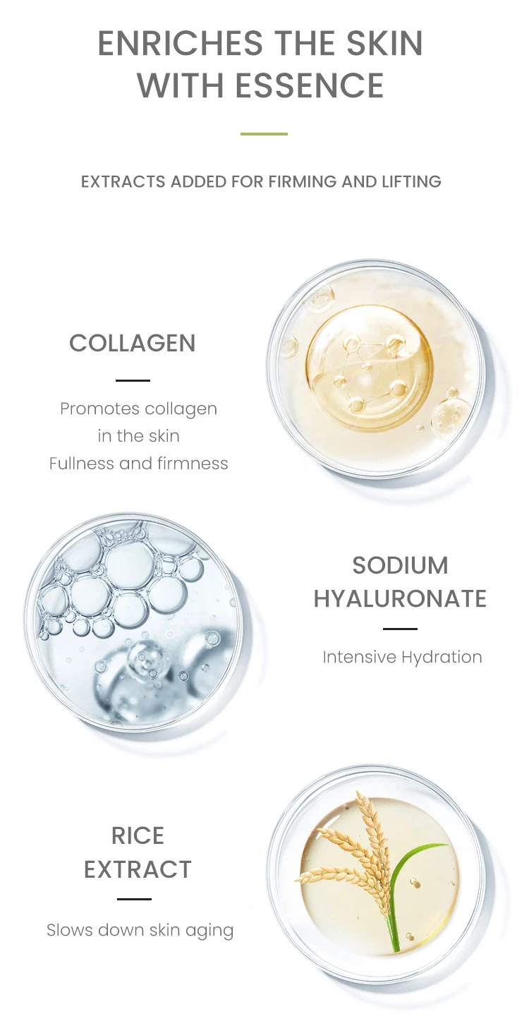 ESTELIN Skin Care Moisturizing Smoothing Reduce Fine Lines Firming Collagen Rice Serum 30ml