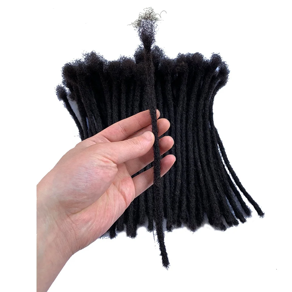 Human Hair Dreadlocks Extensions Full Handmade Locs Human Hair Extensions Long Locs 24inches
