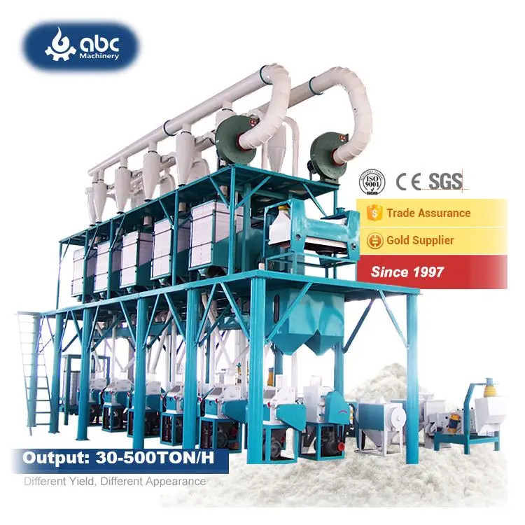 Factory Directly Sale Complete Set of Multifunction Small Wheat Flour Production Mill for Flour Grinding