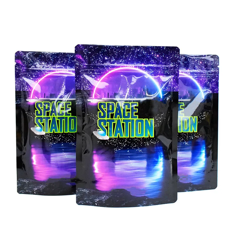LT Customized Cookies Candy Sour Patch Gummies Matte Soft Touch 3.5 7g 14g Smell Proof Zipper Food Edibles Packaging Mylar Bag