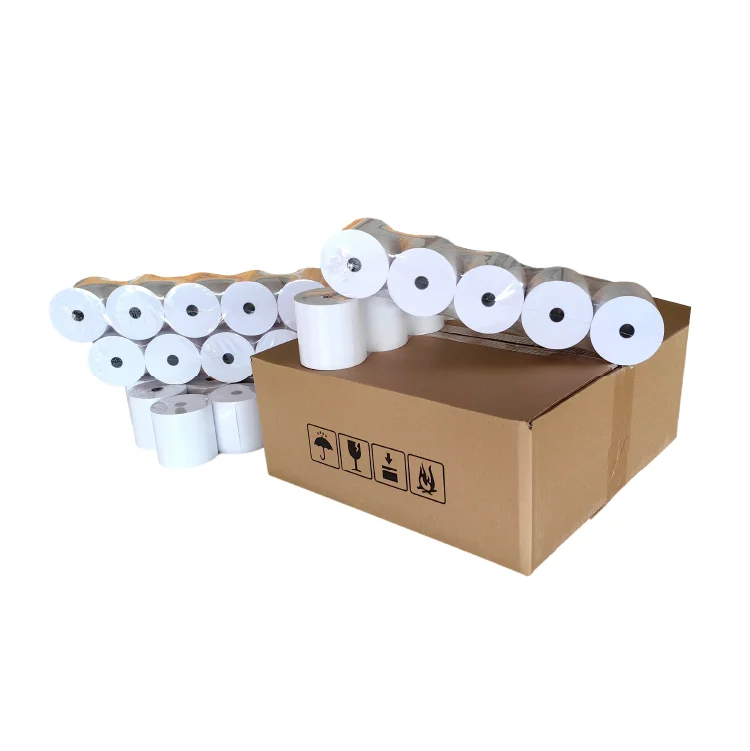 Cheap and Easy to Use High Quality Factory Hot Sale 80*80 57*40 Specification Thermal Paper POS Machine ATM Bank Available