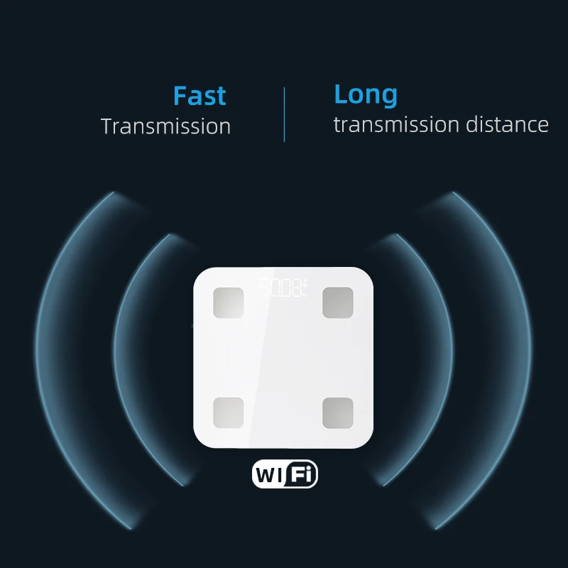 Custom Smart Mini Wifi Small bluetooth Digital Bathroom Inbody Weighing Body Scale  Portable Electronic Gram Scale 2