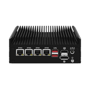 Topton Mini PC Firewall Router I3 N305 N100, 4x 2.5G LAN, SSD