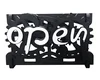 Black wall hanging