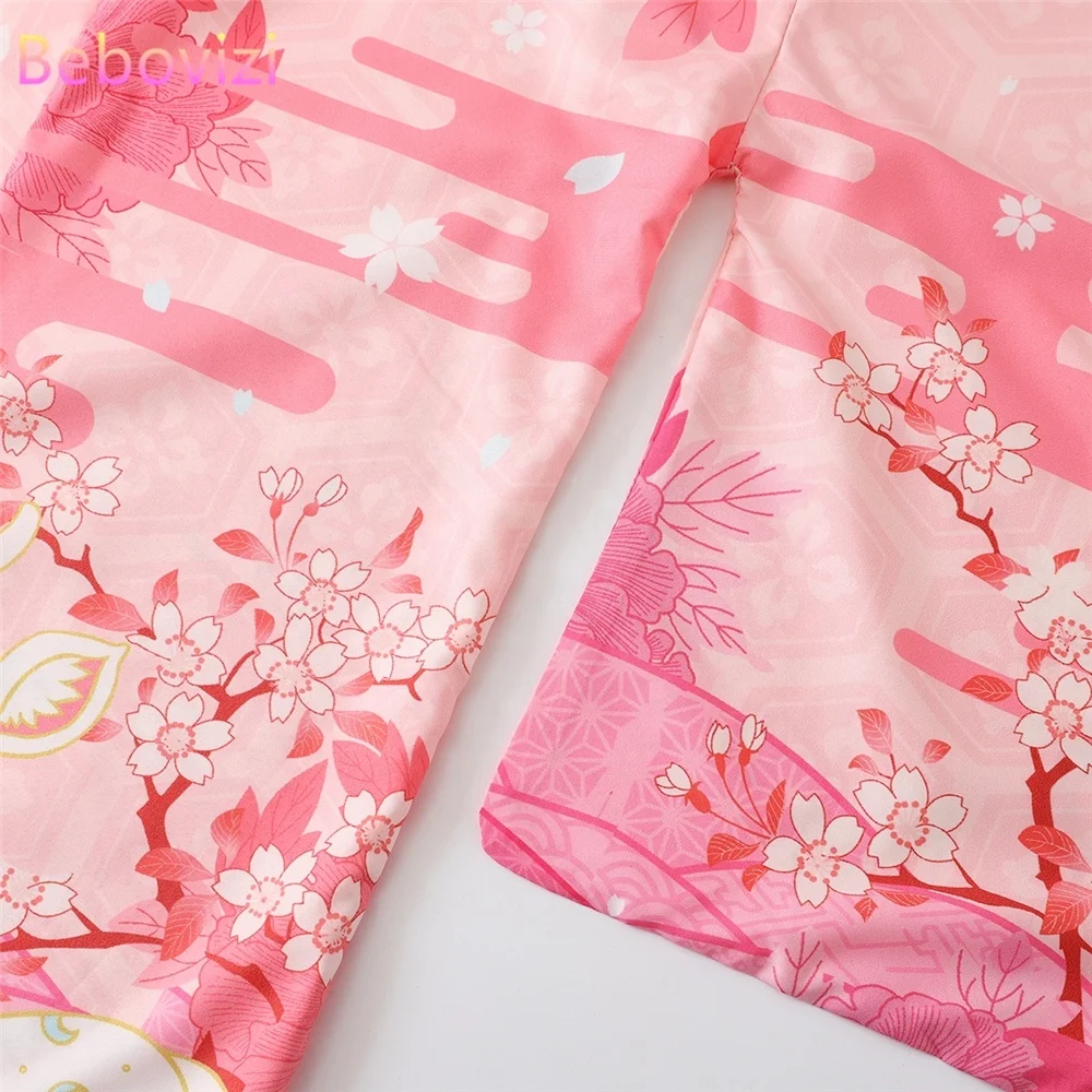 Kimono D'été Imprimé Renard - Haori Japonais Unisexe, Streetwear, Cardigan Léger Pour Femmes Et Hommes - 7