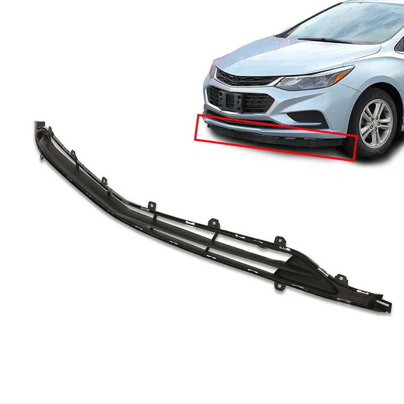 Fit For 2016-2018 Chevrolet Cruze Front Bumper Lower Bottom Grille Grill Black