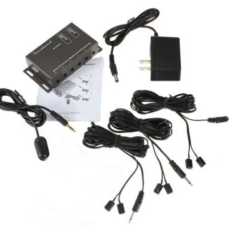 Audio & Video Accessories Remote Control IR Repeater Extender with 1 Receiver and 6 Emitters