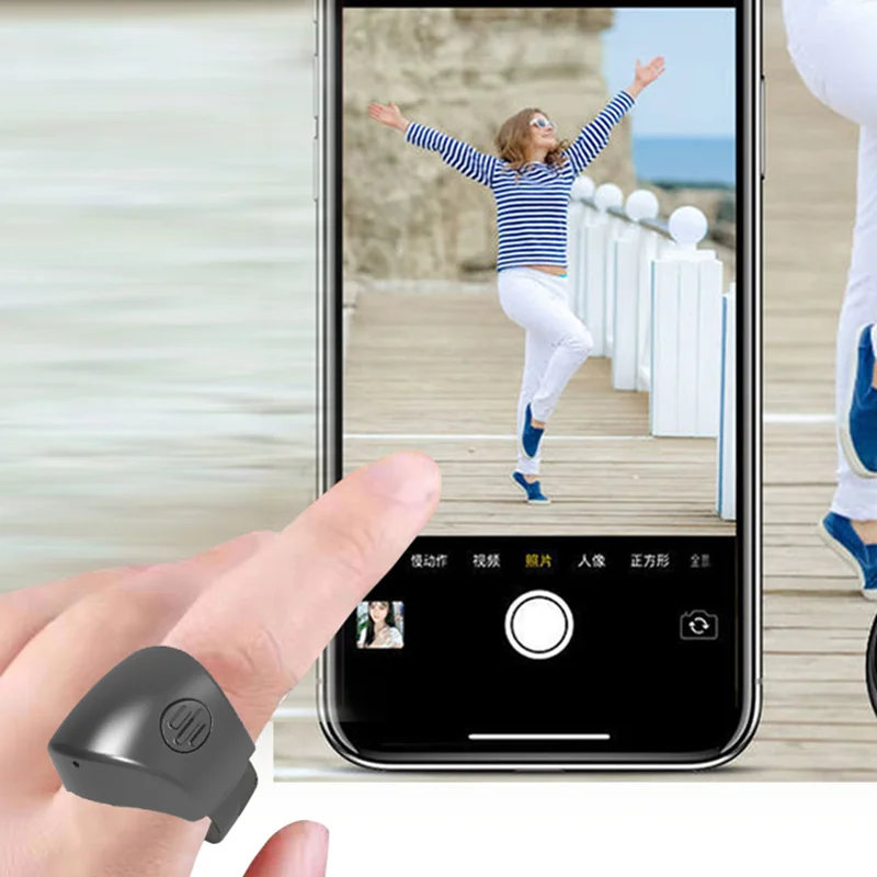 Прямая продажа с завода 2022 лидер продаж пульт дистанционного управления для камеры беспроводная кнопка селфи кольцо-затвор на палец