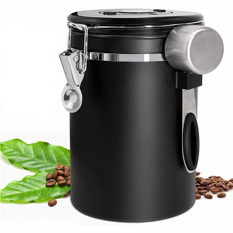 Grounds Container Gator Scoop Sugar Tea Bean With Valve Coffee Storage