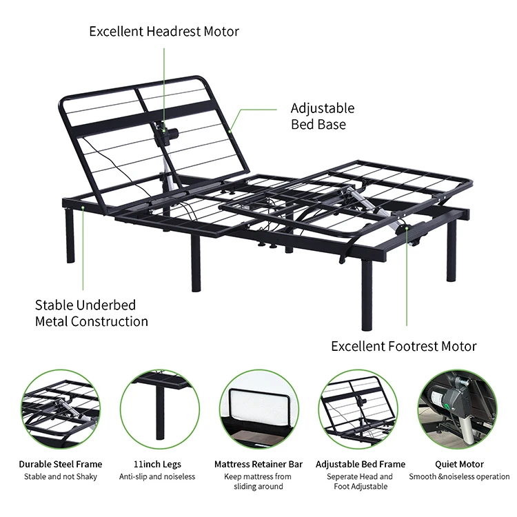 1PC Excellent Stop Bed From Sliding Mattress Retainer Bar for Bedroom Bed  Frame