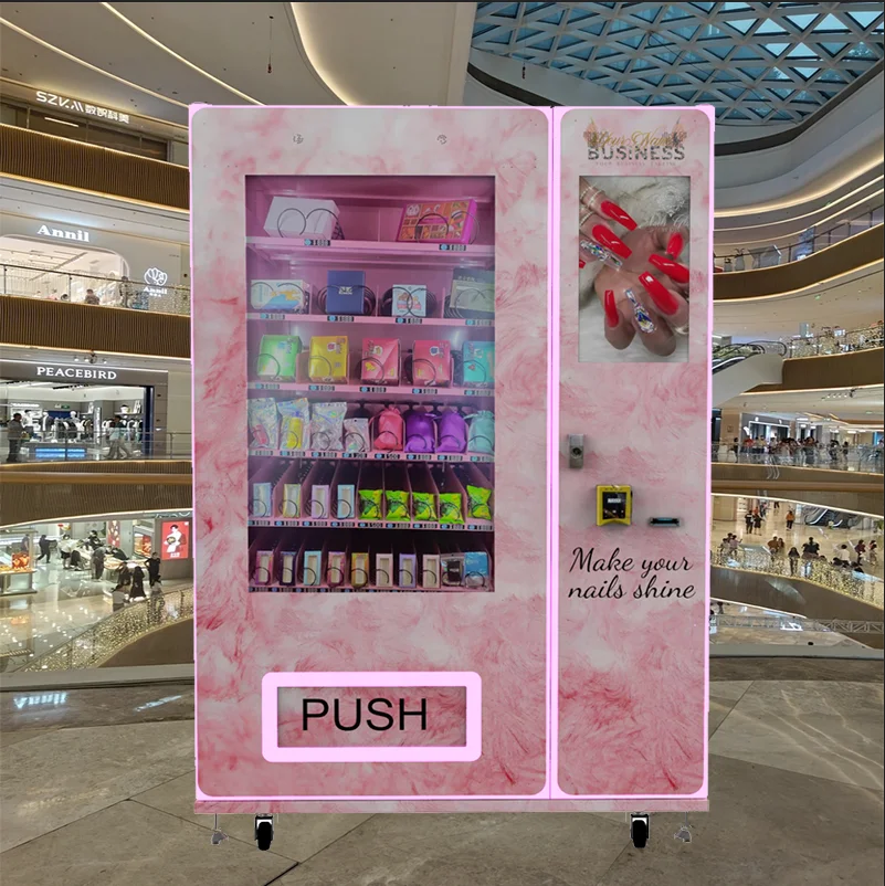 New Design Easy Operate Electric Commercial Lashes Beauty and Wig Vending Machine for False Lashes