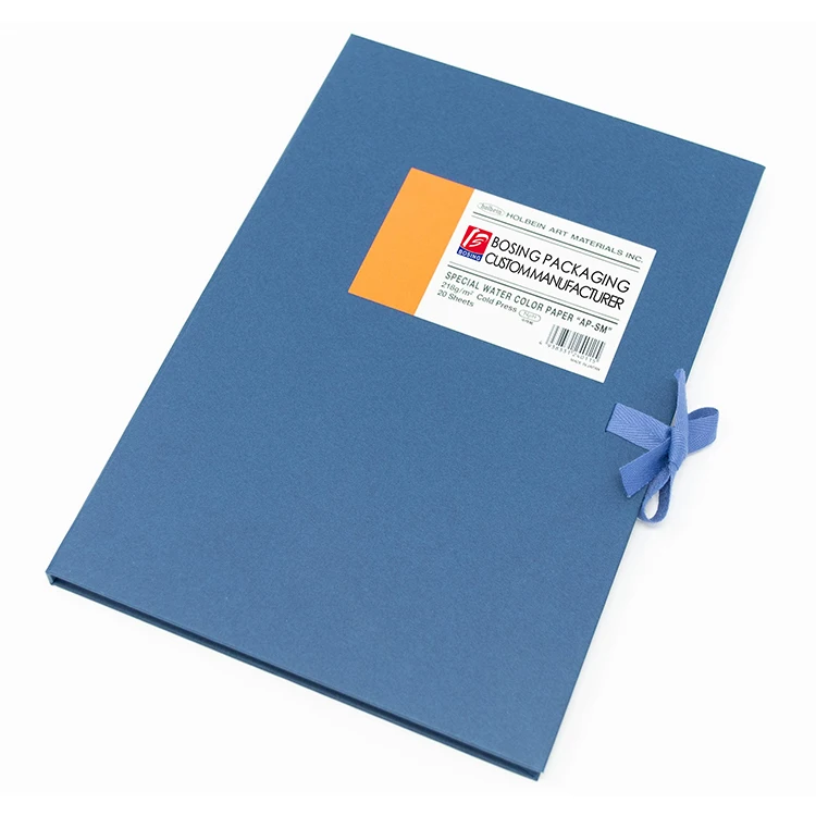 Записная книжка производитель по индивидуальному заказу блокноты в кожаном переплете 1 ТБ Акварельная бумага книга цвета воды с резиновой