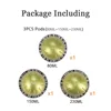 3 gobelets en papier d'aluminium, numéro de modèle : Y241386ZH-3PCS