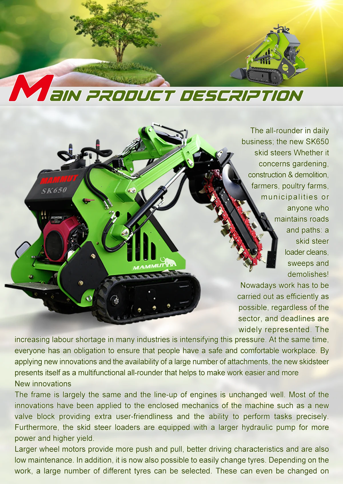 Mini Skid Steer Stump Grinder Attachments Free Shipping Wholesale