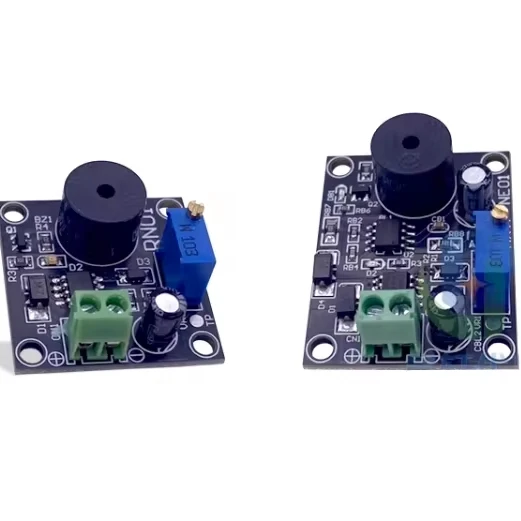 Low Voltage Alarm Module 5V12V24V Battery Undervoltage Alarm Voltage Adjustable Low Voltage Warning Long Intermittent Buzzer