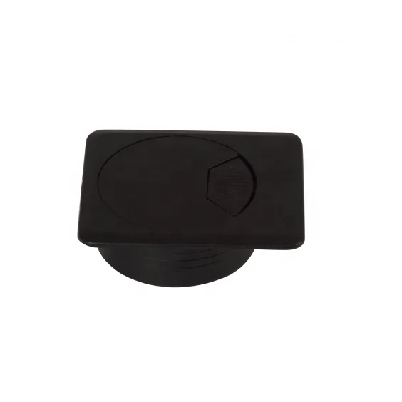 Diameter 53 Mm Furniture Plastic Cable Protection Pipe Covers Computer Cable Desk