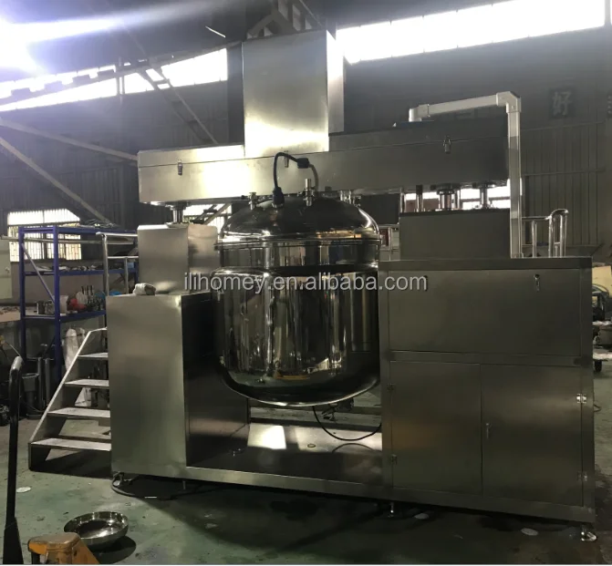 Emulsifying Agitator Mixing tank Machine Vacuum Emulsifier Homogenizer Mixer for Making Skincare Products Hair Mask Mud
