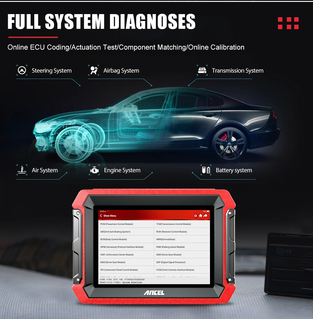 ANCEL DS600 Full System Diagnostic