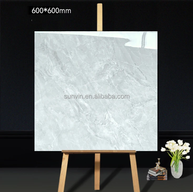 Grey Artificial Decoration Ceramic Floor Tiles Hs Code 60x60 Marble Effect Porcelain Flooring
