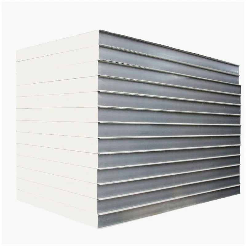PU Polyurethane Thermal Insulation Sandwich Panel 50/75/100/150mm for Walls and Roofs for Cold Storage Workshops Hotels