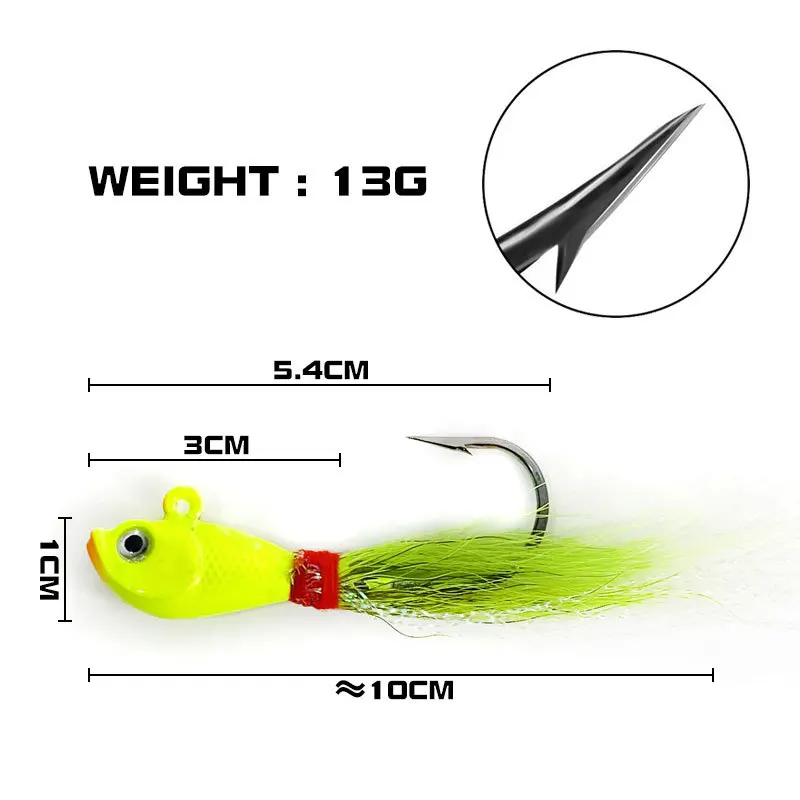 alibaba spool fishing lure hair B Wholesale Rip-off Deer Hair Fish Head Sea Fishing 7g-56g Long Cast  Anti-hung Bottom Lead Head Fish