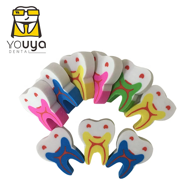 
 Резиновые ластики для зубов в форме молара для стоматологической клиники, школьный подарок  