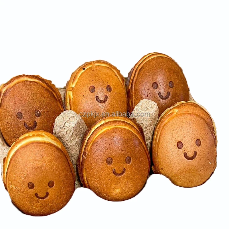 卵パン機商用電気ワッフルメーカーミニノンスティックプレート