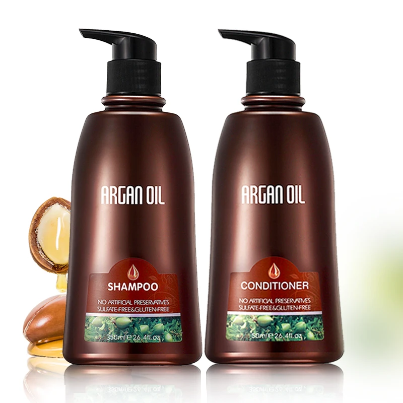 Wholesale Best Gift Moroccan Argan Oil Hair Mask Shampoo Conditioner Hair Care Set for Family Friends
