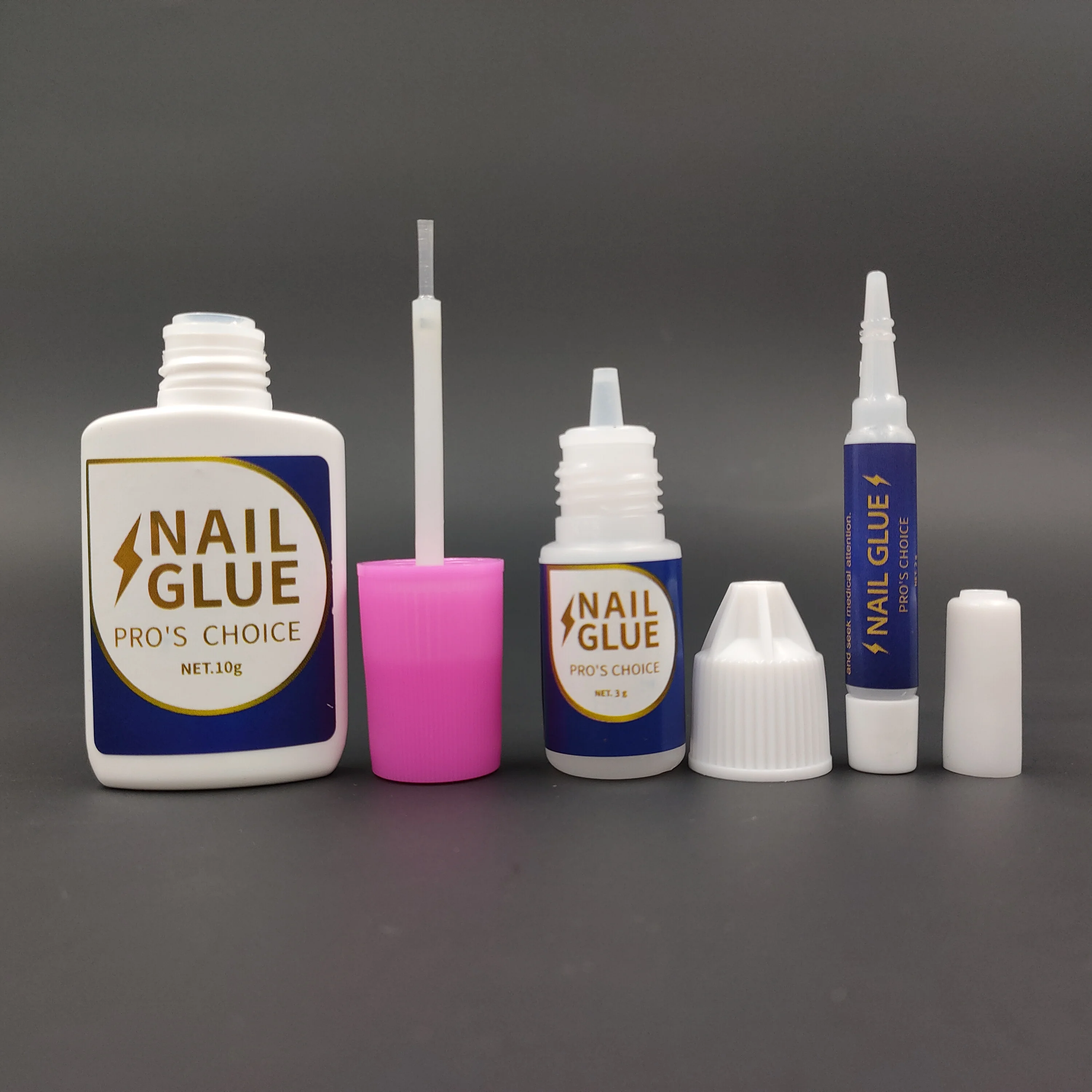 Brush On Nail Glue For Broken Nails 6pcs Nail Glue For Acrylic Nails