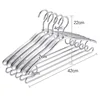 Premium Silver Extra Wide Extra Stiff Clothes Hanger
