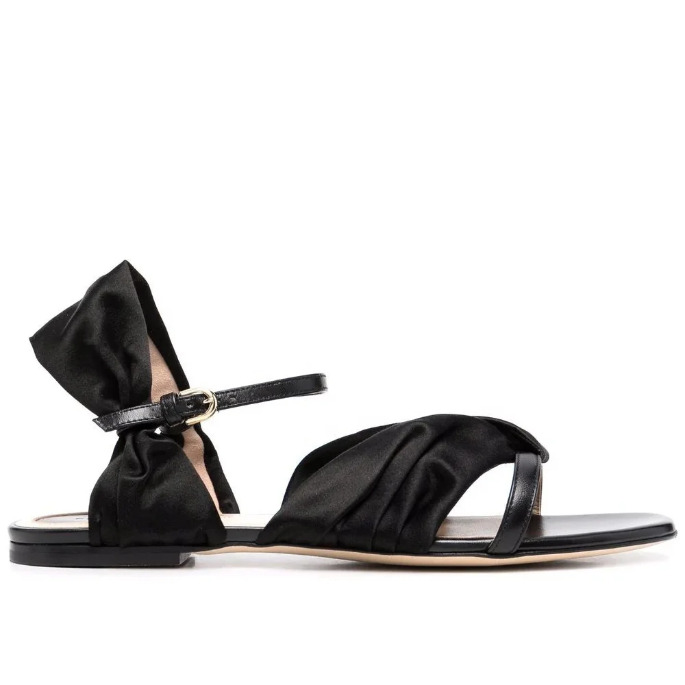 Sandalias Planas Abiertas Con Punta De Almendro Para Mujer,Zapatos Sexys  Con Hebilla Para Fiesta De Verano,2022 - Buy Las Mujeres Sandalias Casuales  Plana,Sandalias De Tacón Plano,Planos De Las Mujeres Zapatos De Verano