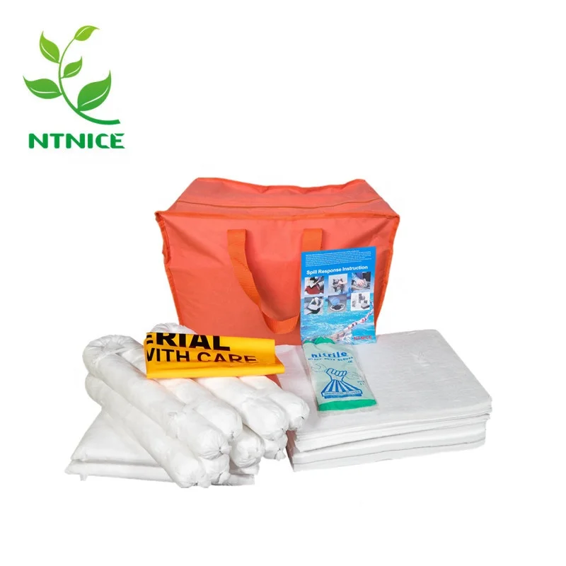 Portable 80L Oil Spill Kits with Control Pads Environmentally Friendly Product to Prevent Spillage