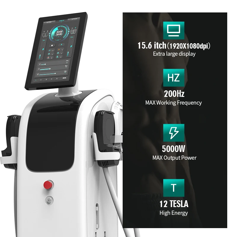 新しいモデルポータブル2ハンドル電磁筋刺激EMSボディー