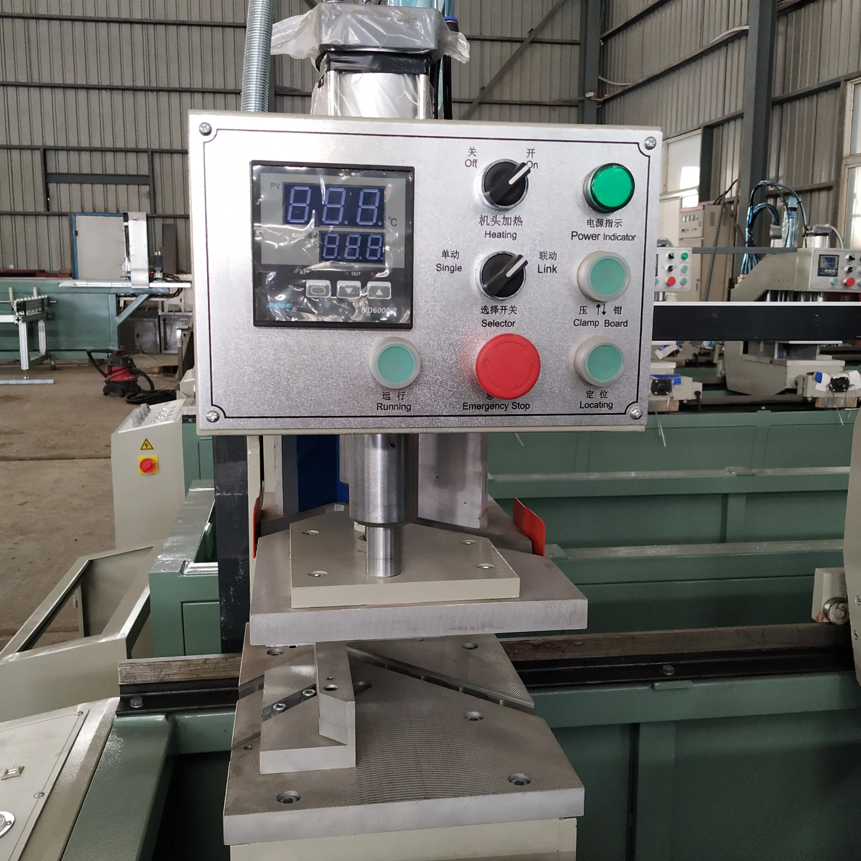 PVC Doors and Windows Making Machine Double Head Welding Machine